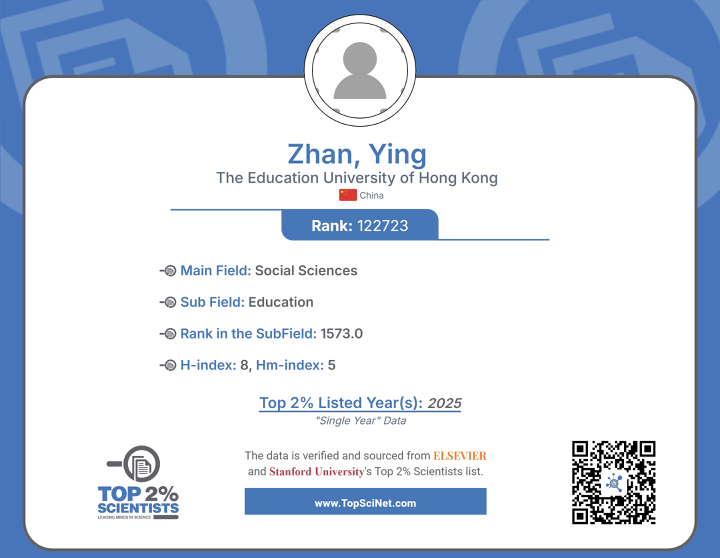 2025年史丹福大学全球前2%顶尖科学家